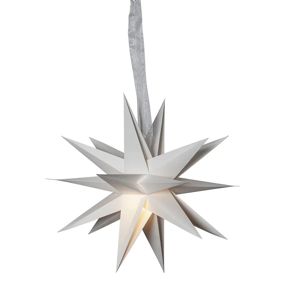 Adventsstjärna Star Trading December Vit