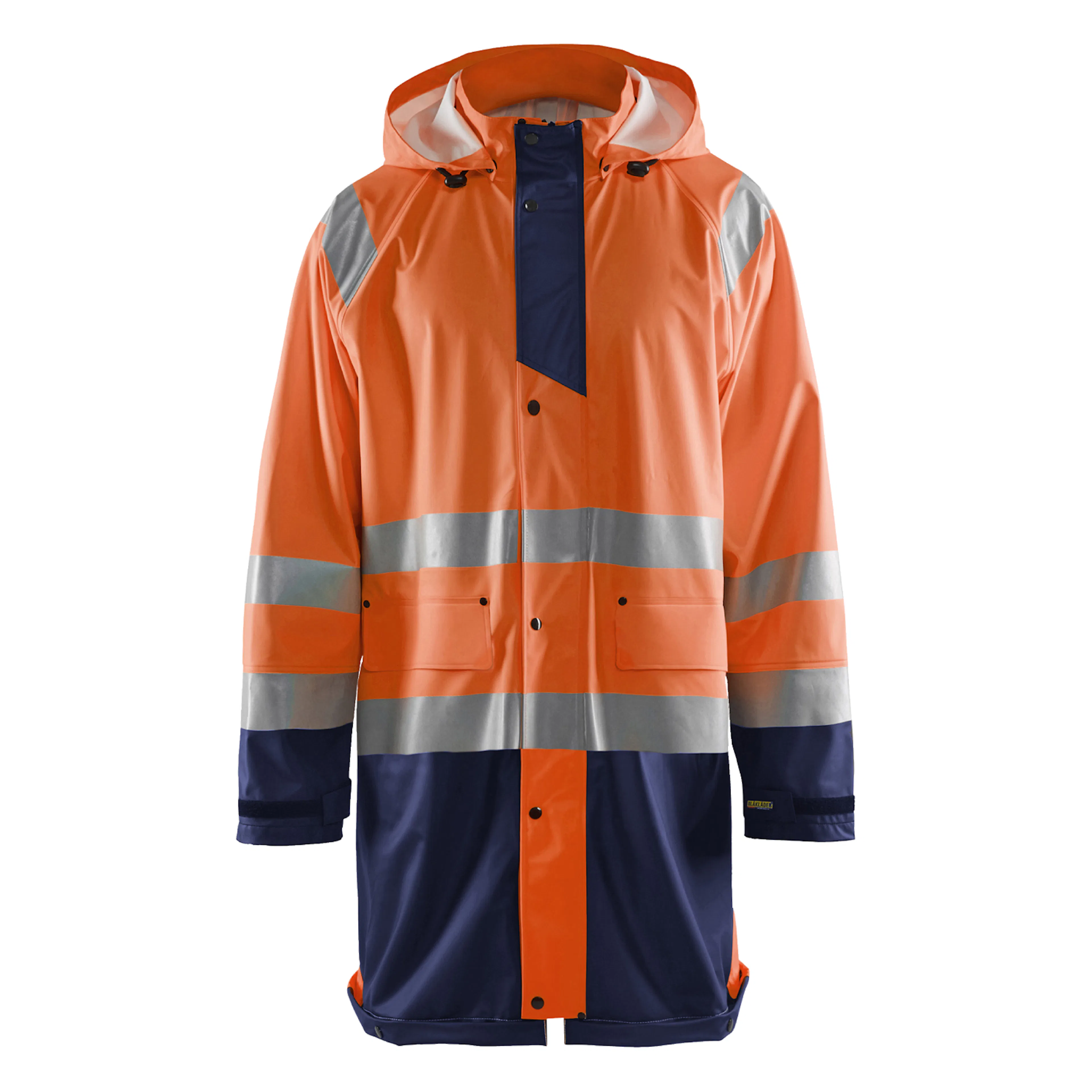 Varselorange/Marinblå