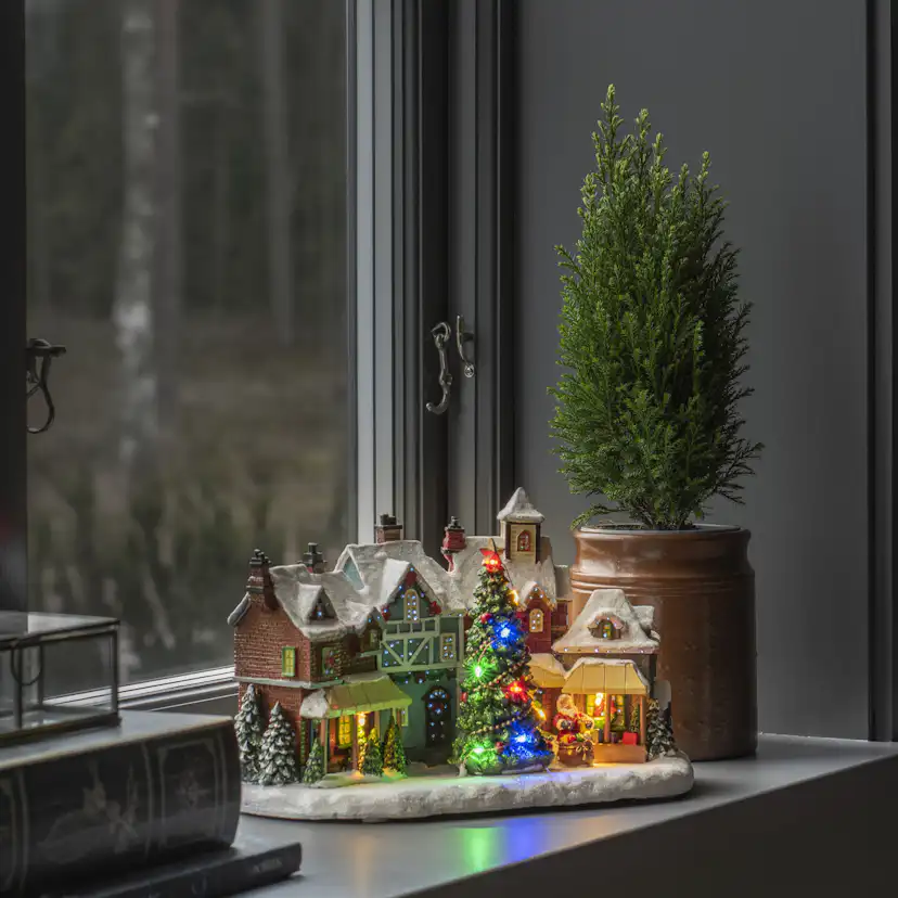 Julby Gnosjö Konstsmide Fiberoptiskt Hus 13 LED
