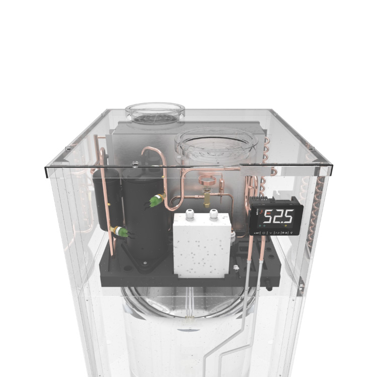 Värmepumpsberedare Indol EcoHeat PRO EH200FV3 Wifi-Ansluten 200L