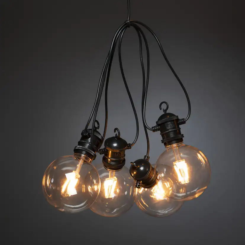 Tilläggsslinga Gnosjö Konstsmide E27 10 Amber LED