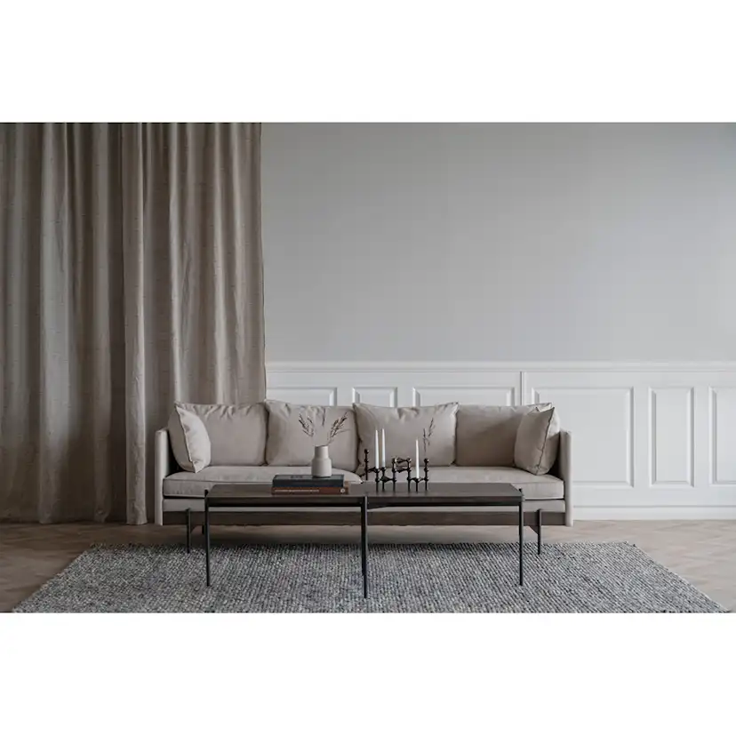 Panel Lundbergs Solliden Vitlackad Hdf 1845x837