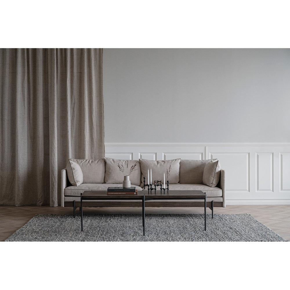 Panel Lundbergs Solliden Vitlackad Hdf 1845x837