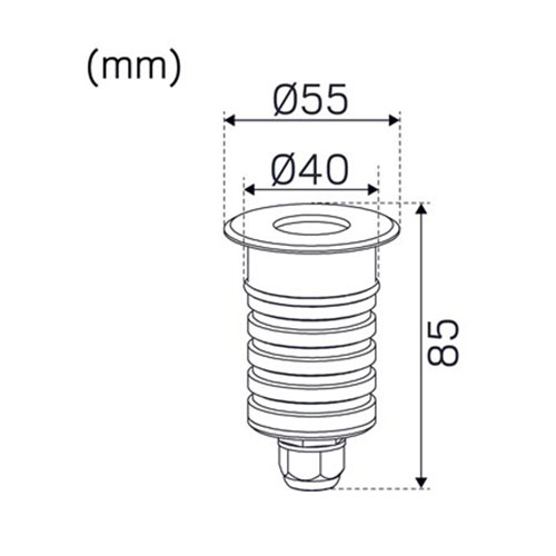 Spotlight Hide-a-lite Up Multi 3 LED Utebelysning Rostfritt Stål