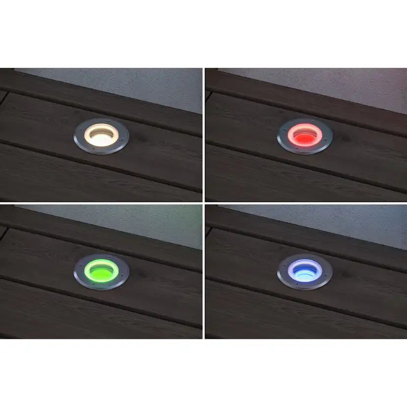 LED Infälld Markbelysning Paulmann Floor Rund Smart Home Zigbee 3.0 IP67 230V