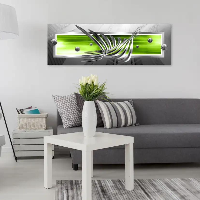 Tavla Arkiio Silver Wings Green