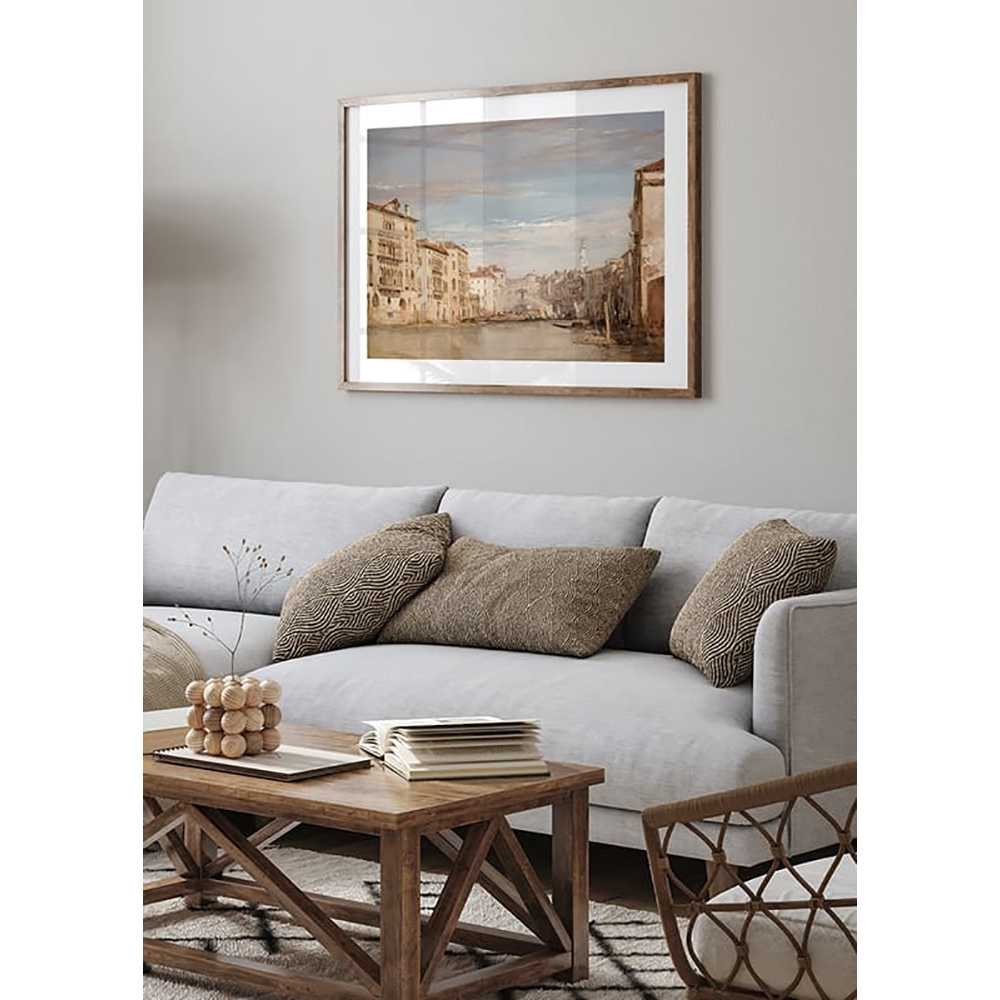 Poster Gallerix The Grand Canal Venice Looking Toward The Rialto By Richard Parkes Bonington