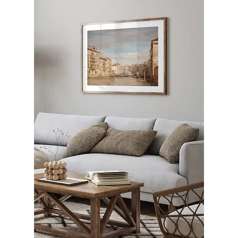 Poster Gallerix The Grand Canal Venice Looking Toward The Rialto By Richard Parkes Bonington