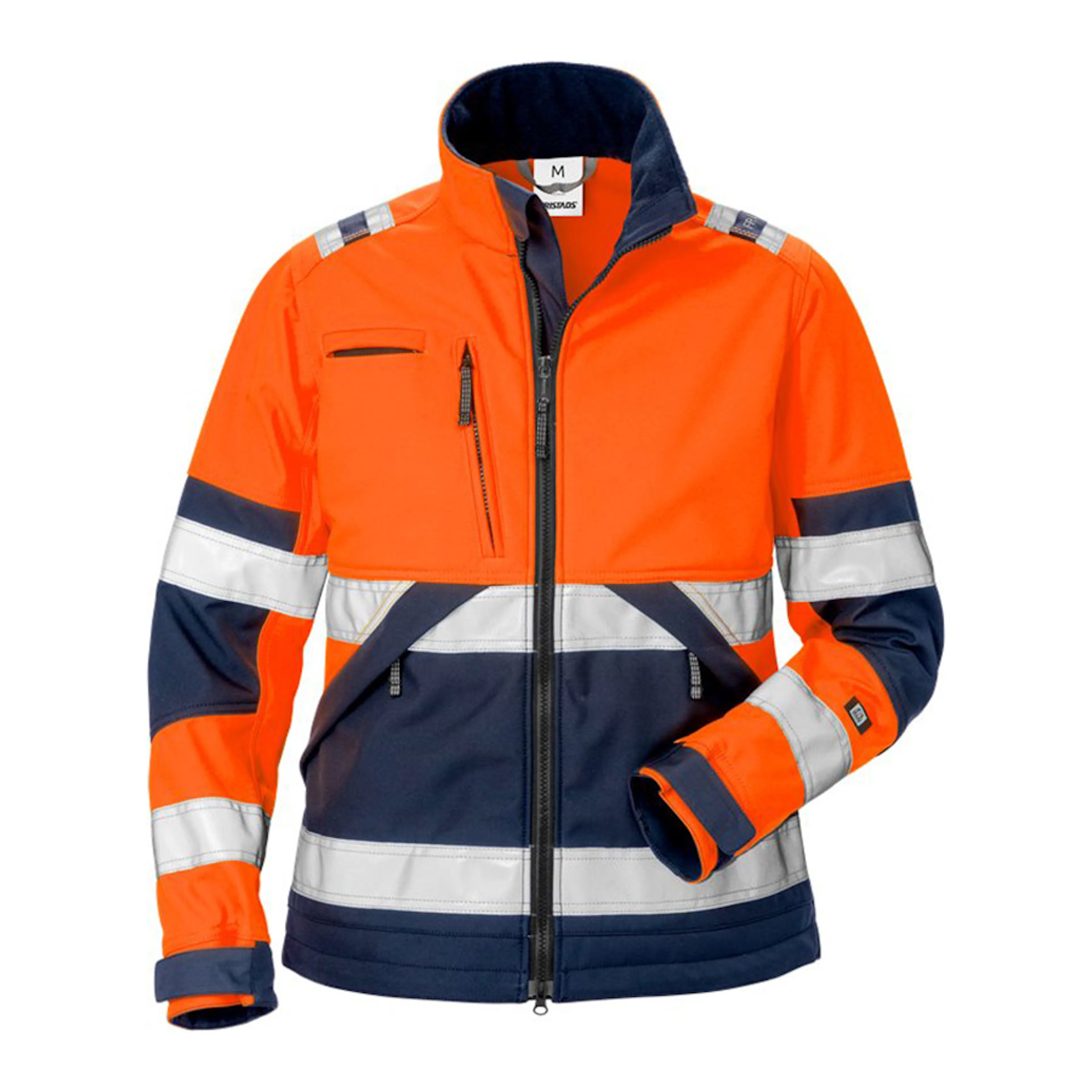 Varselorange/Marinblå