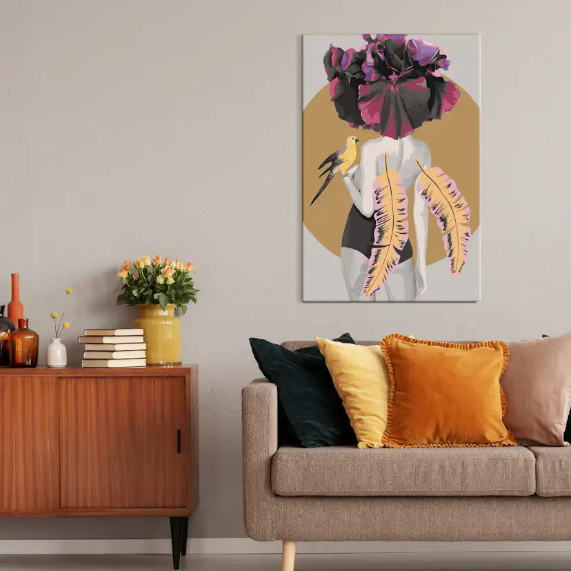 Gör-det-själv Målningar Arkiio Parrot Woman