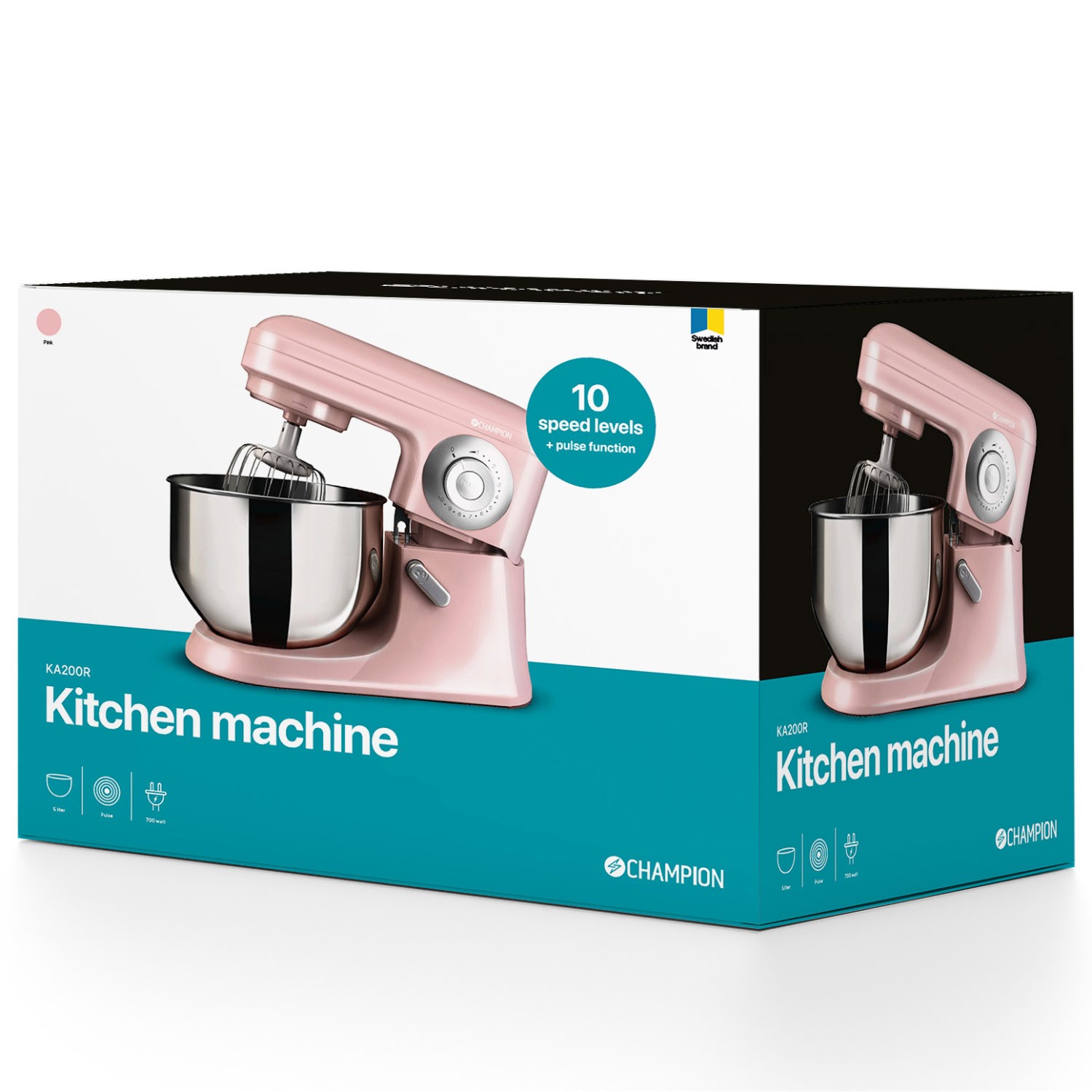 Köksmaskin Champion 5L 700W KA200 Rosa