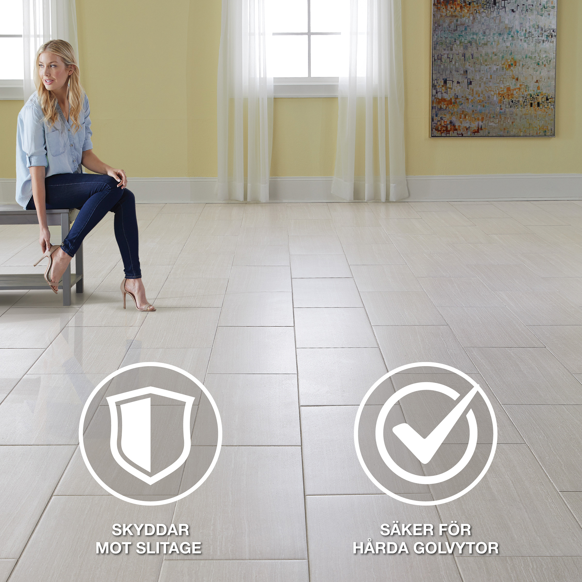 Golvtillbehör Bona Polish för Laminat, Klinker & Linoleum 1L