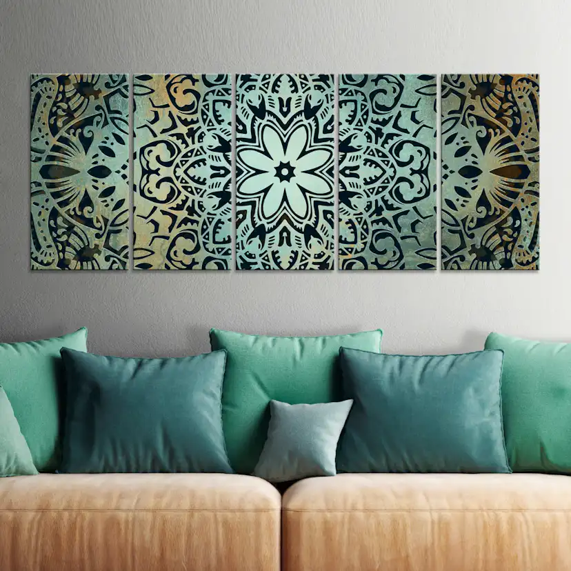 Tavla Arkiio Green Mandala