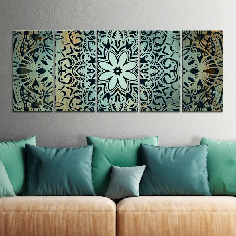 Tavla Arkiio Green Mandala