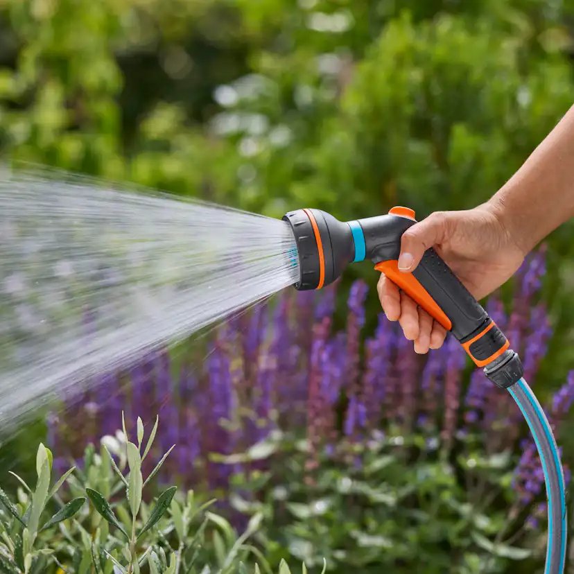 Bevattningspaket Gardena Slangbox XL 35 m Turkos Med Vattenspridare & Sprinklerpistol