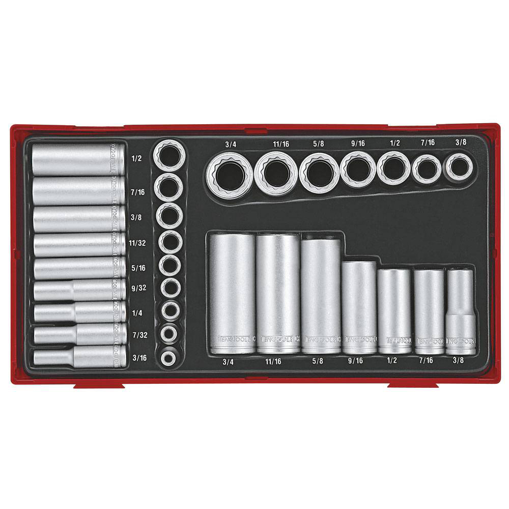 Hylssats Teng Tools 1/4-3/8 Tum TTAF3212