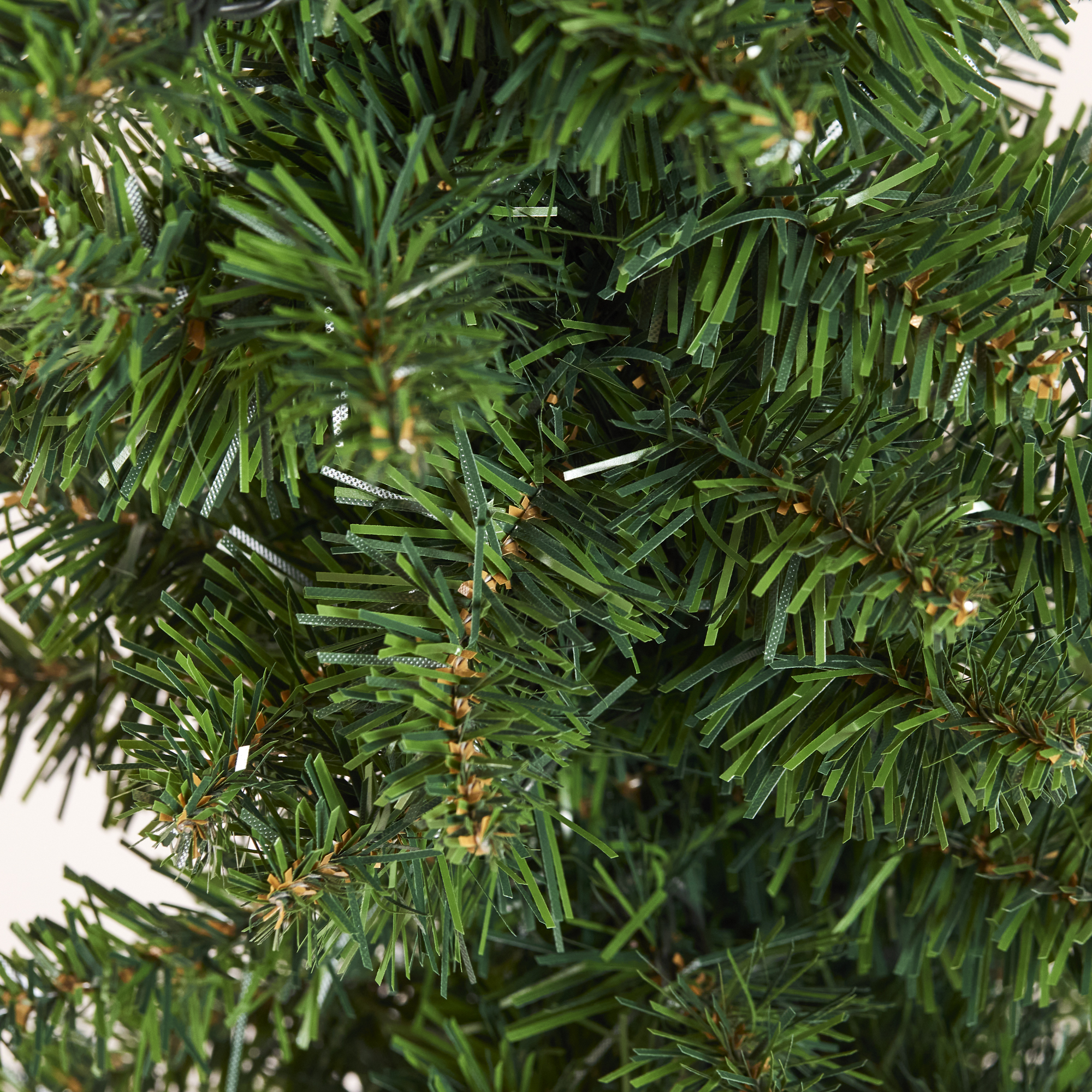 Plastgran Nordic Winter Julgransset med 2 st Granar med LED-Belysning och Jordspett Utomhus