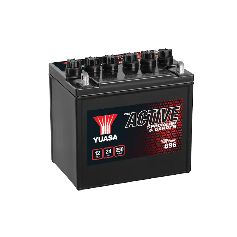Åkgräsklipparbatteri Yuasa 24Ah 250A 896