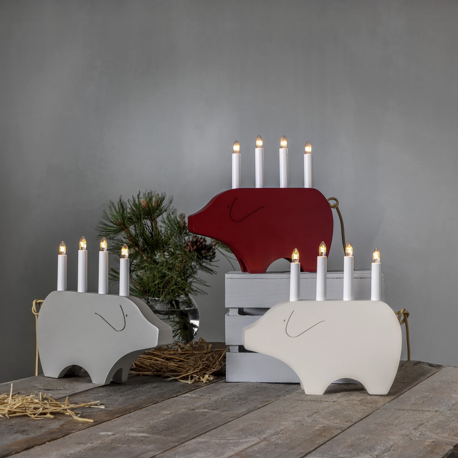 Adventsljusstake Star Trading Gry