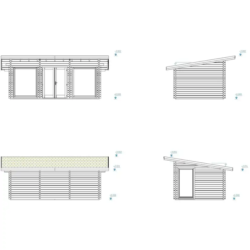 Stuga Palmako Heidi 19,7 m2