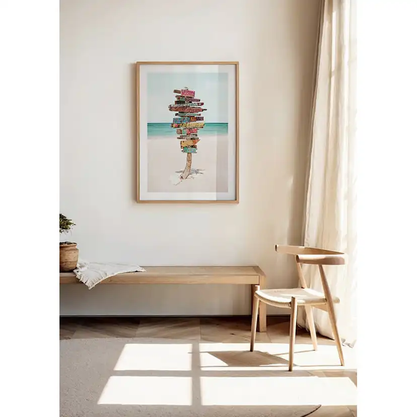 Poster Gallerix Paradise Point Signpost