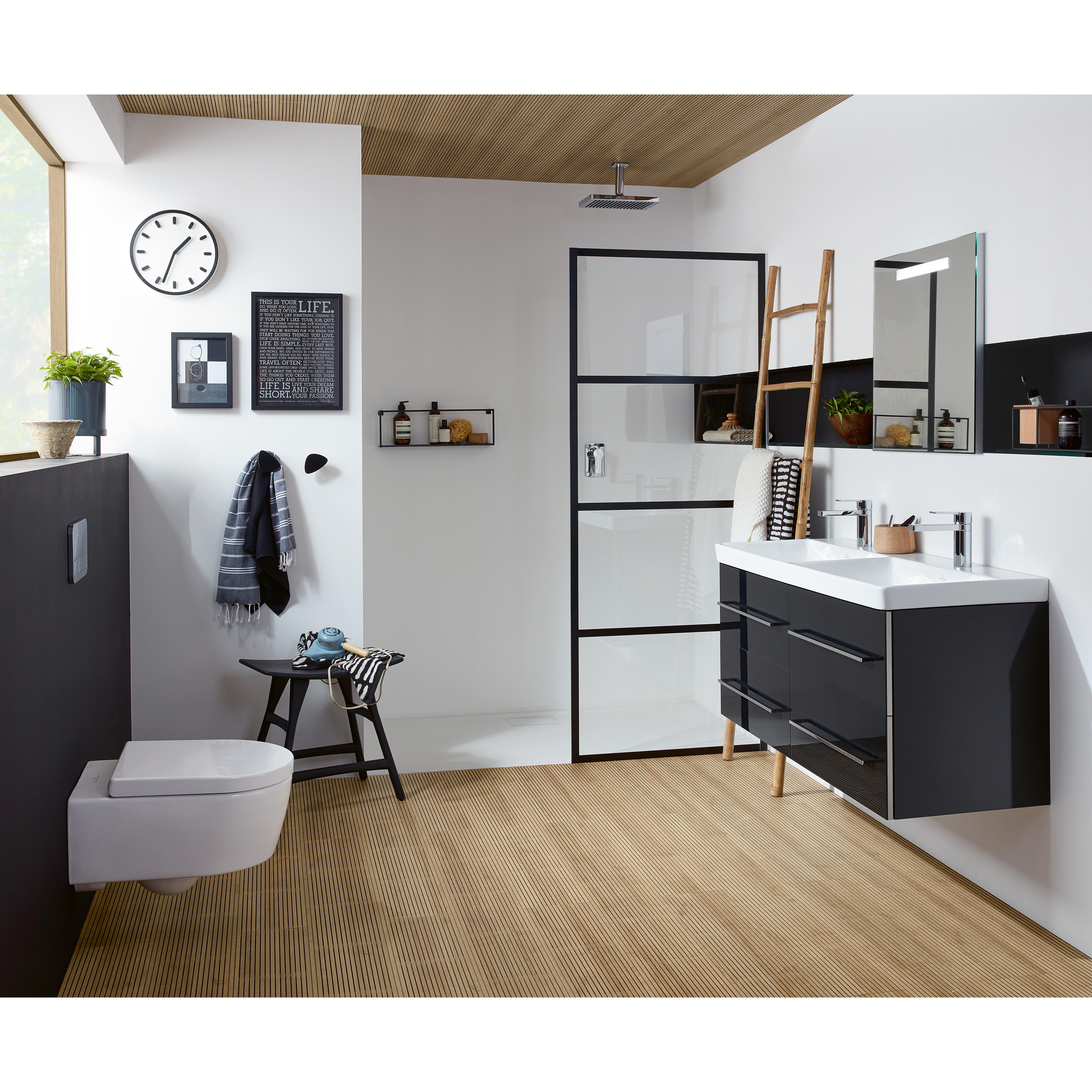 Badrumsspegel Villeroy & Boch More To See One med Belysning