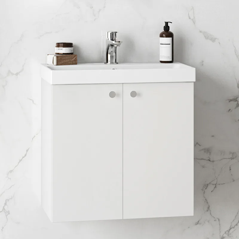 KOMMOD HED LUCKOR VIT 550 Med luckor