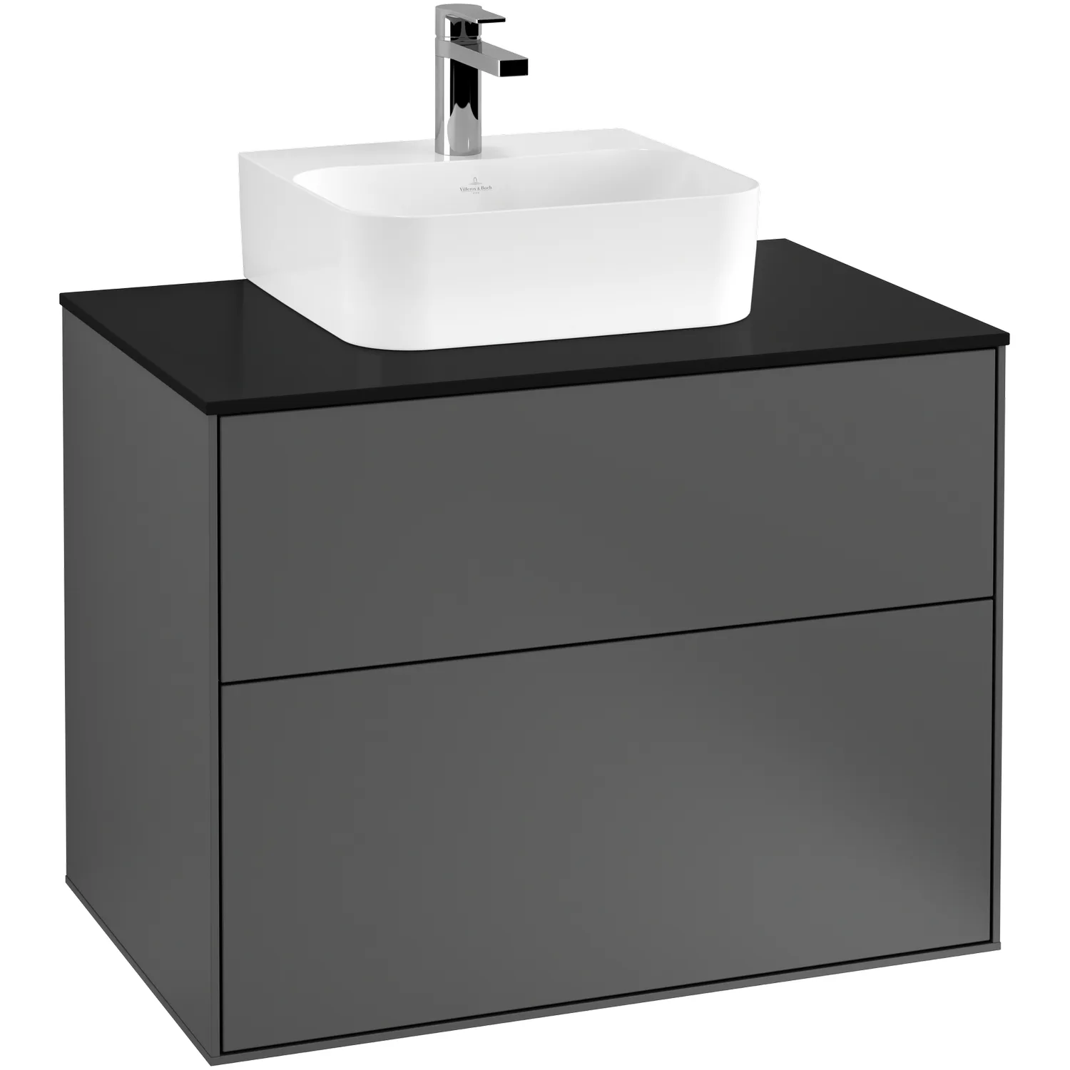 Tvättställsskåp Villeroy & Boch Finion med 2 Lådor och Bänkskiva för Kompakt Tvättställ