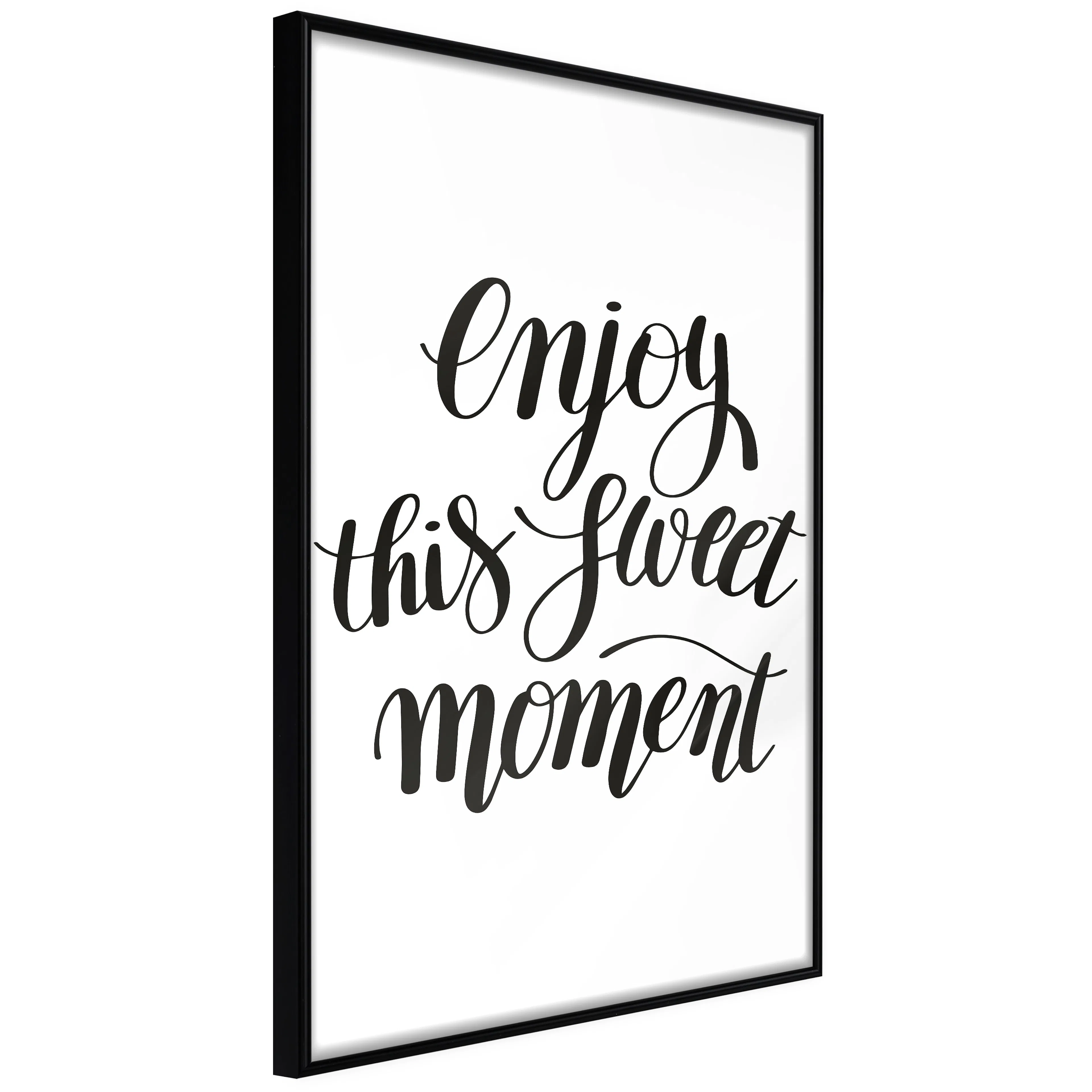 Affisch - Enjoy This Sweet Moment [Poster] 40x60 Svart ram, 40x60 cm