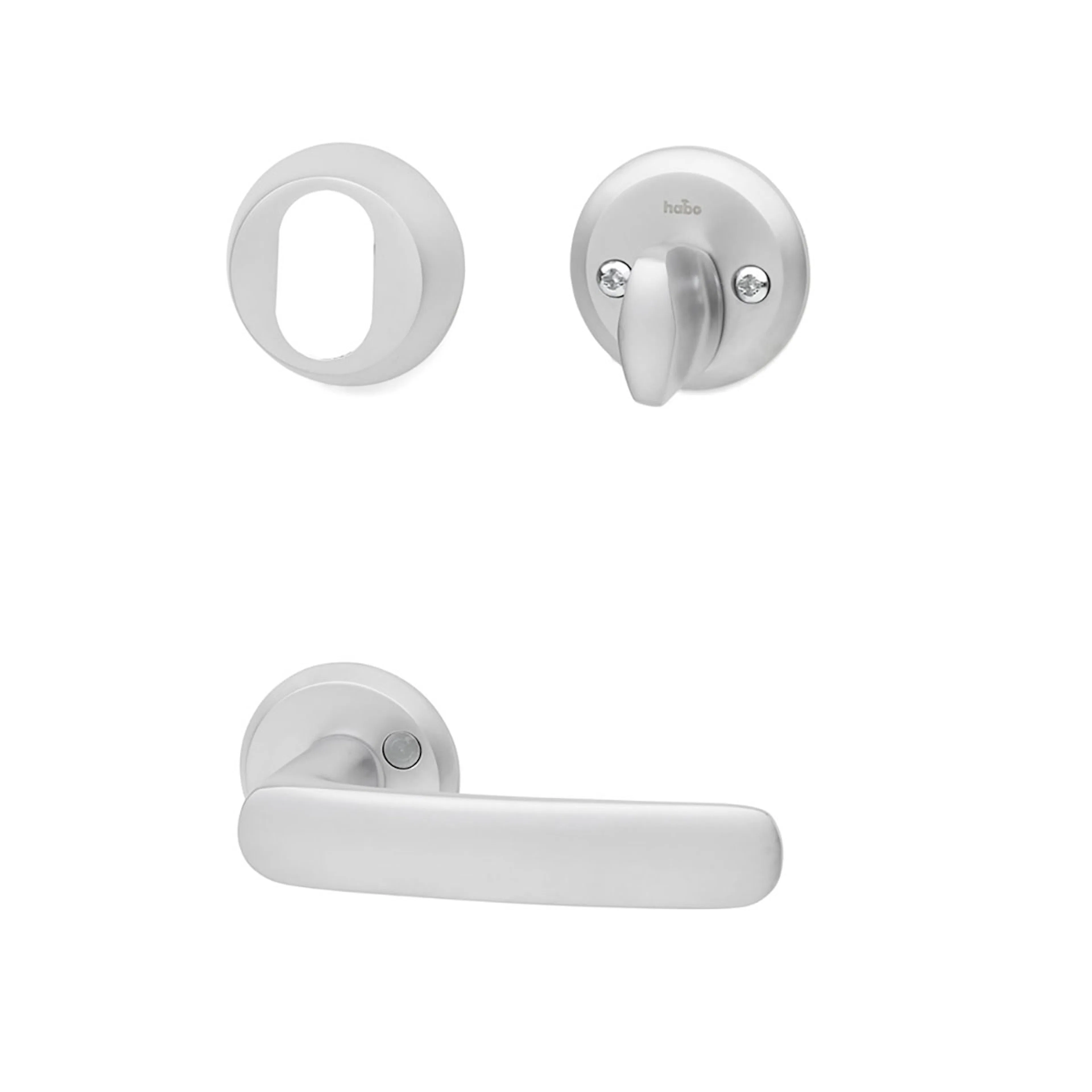 Ytterdörrhandtag Habo A2560 Matt Krom