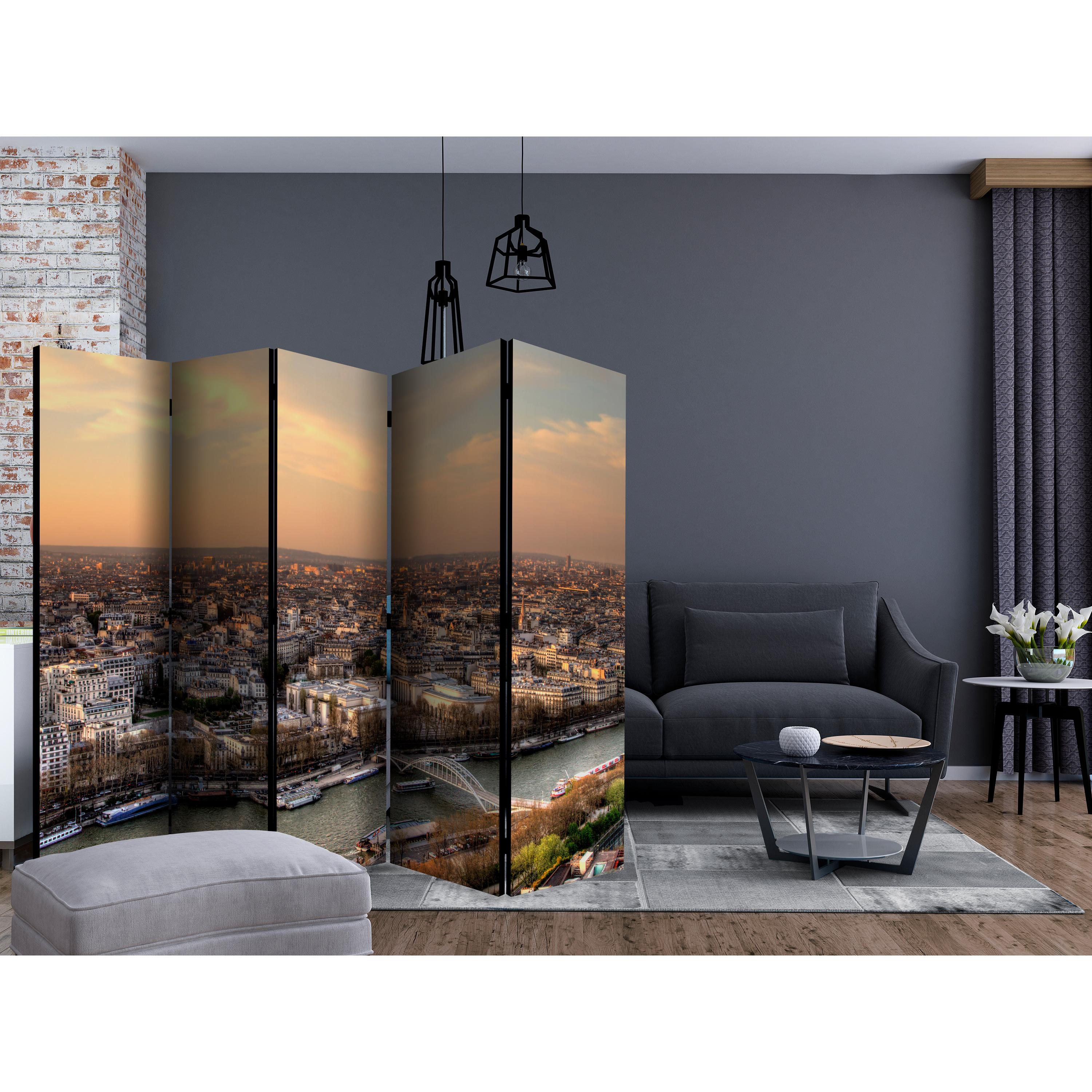 Rumsavdelare Arkiio Barges on the Seine II 225x172 cm