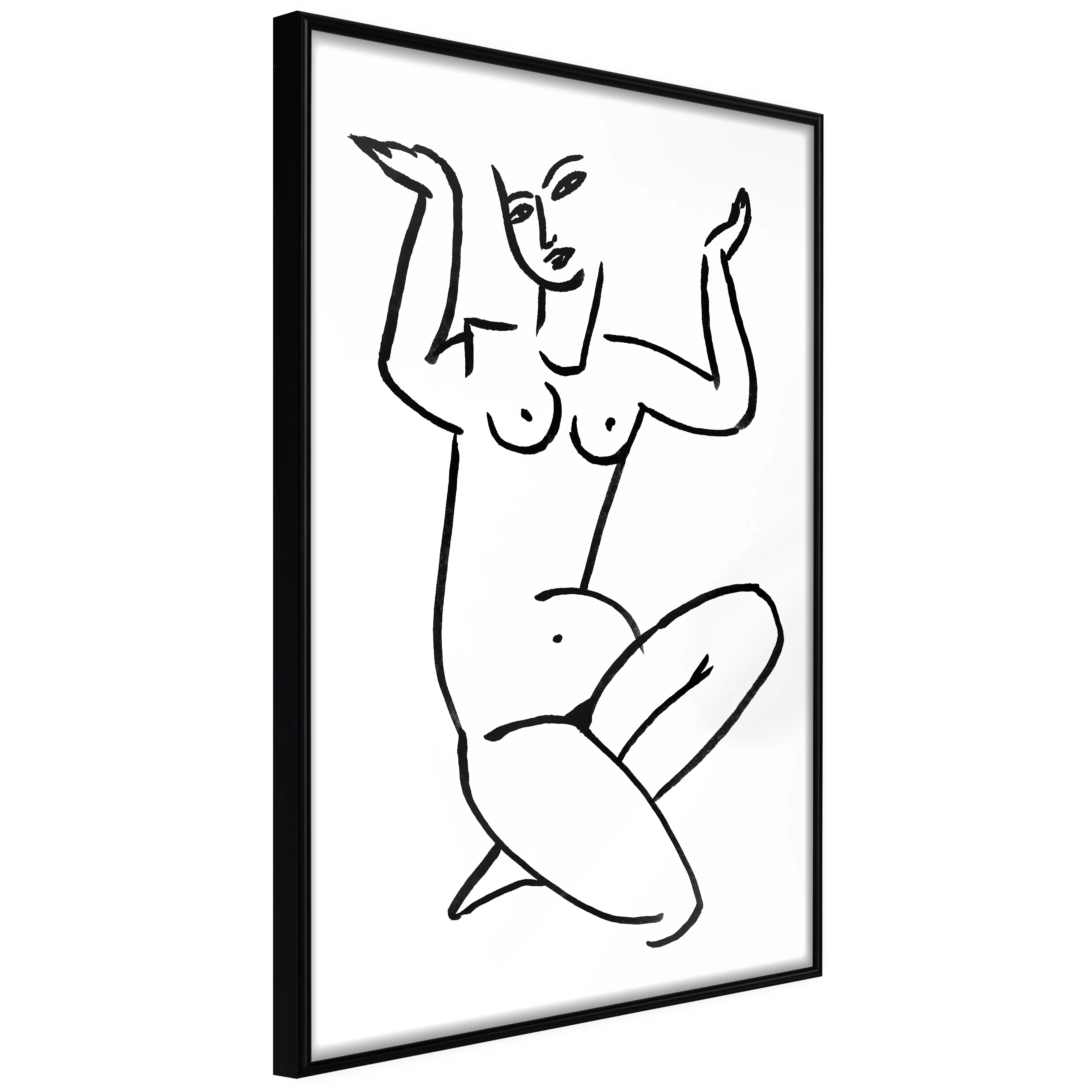 Affisch - Uncertain Encouragement [Poster] 40x60 Svart ram, 40x60 cm