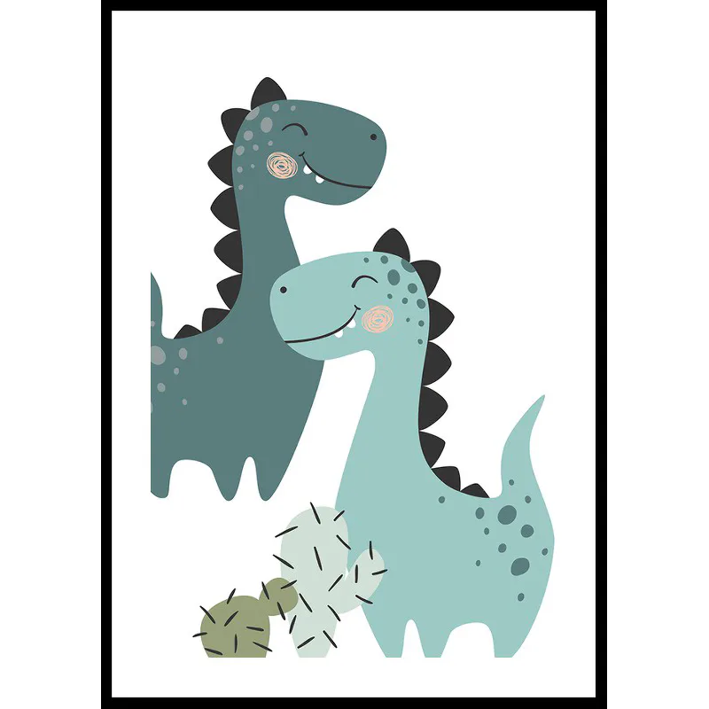 Happy Dinosaur Friends 70x100 70x100 cm