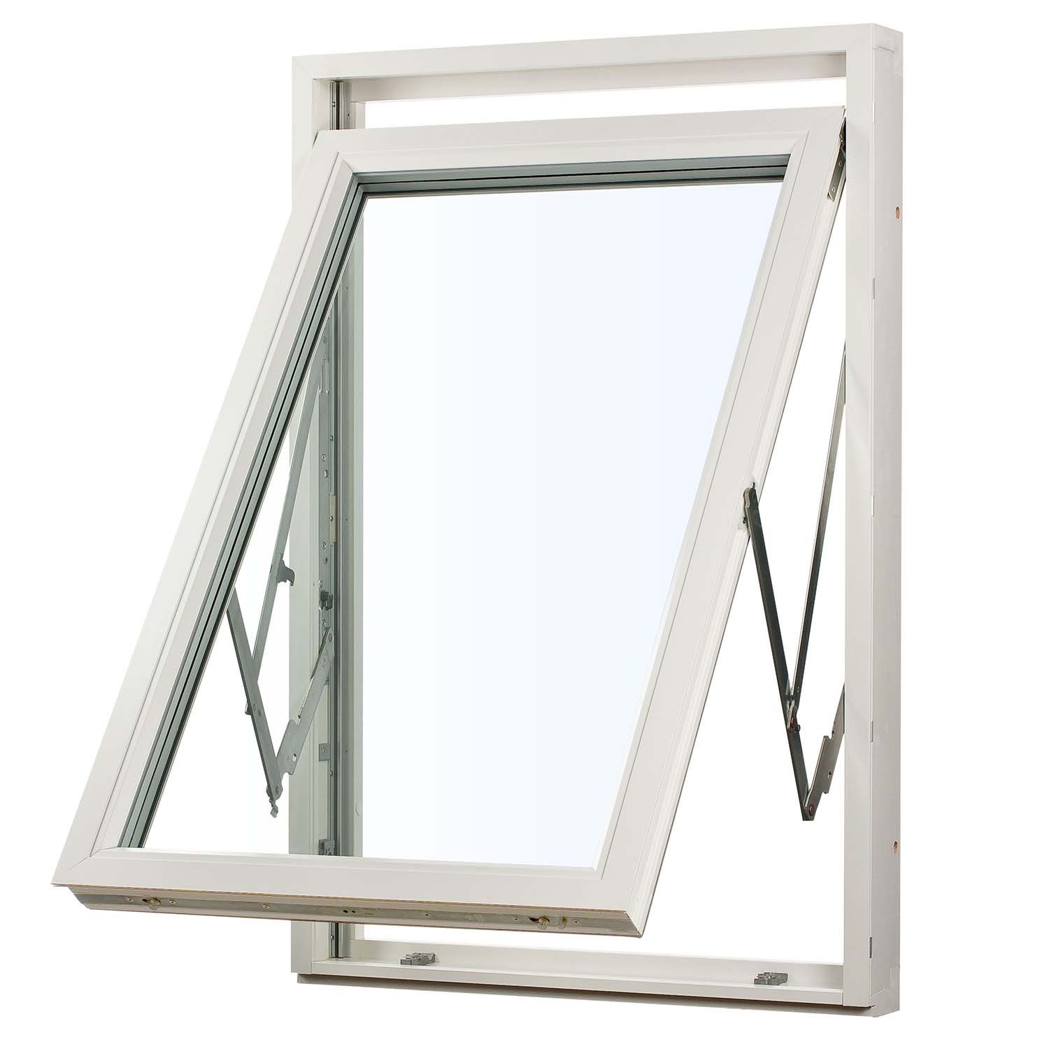 Vridfönster Svenska Fönster Aluminiumbeklätt Trä 3-Glas