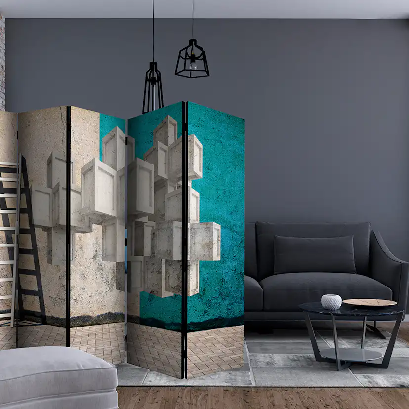 Rumsavdelare Arkiio Concrete Blocks II 225x172 cm