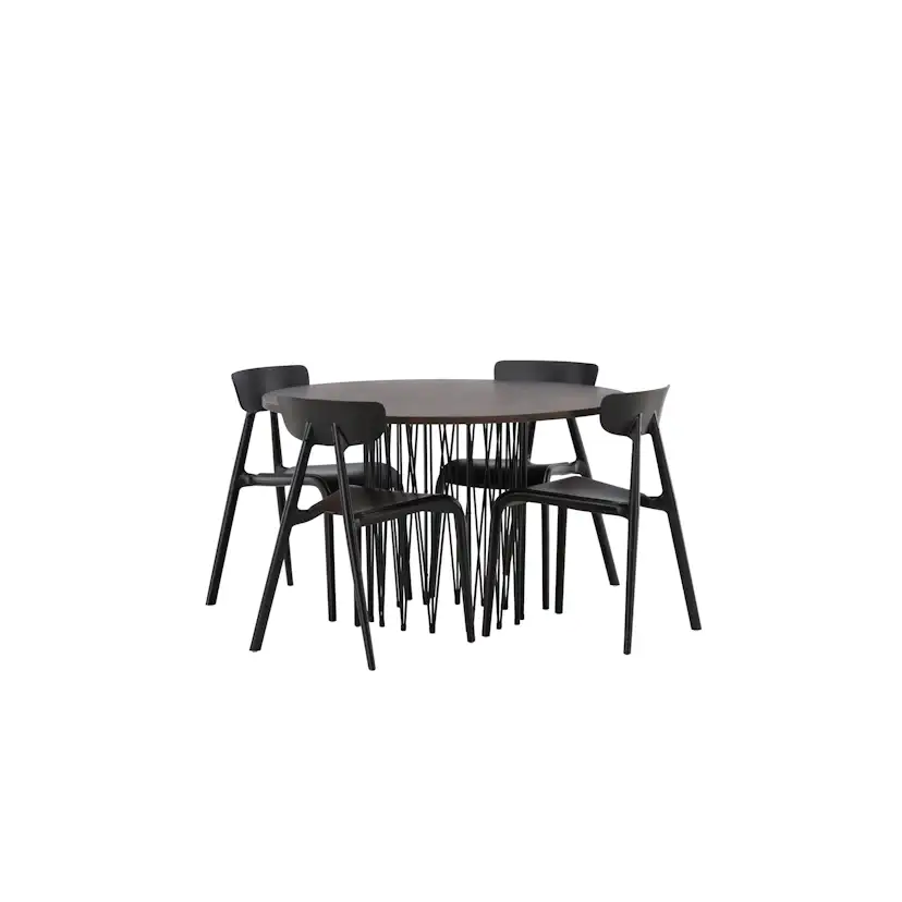 Matgrupp furniture/fashion Stone med 4 Ursholmen Stolar