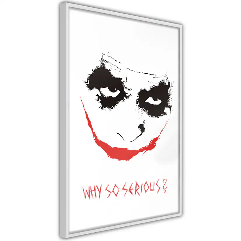 Poster Artgeist Affisch Why so Serious?