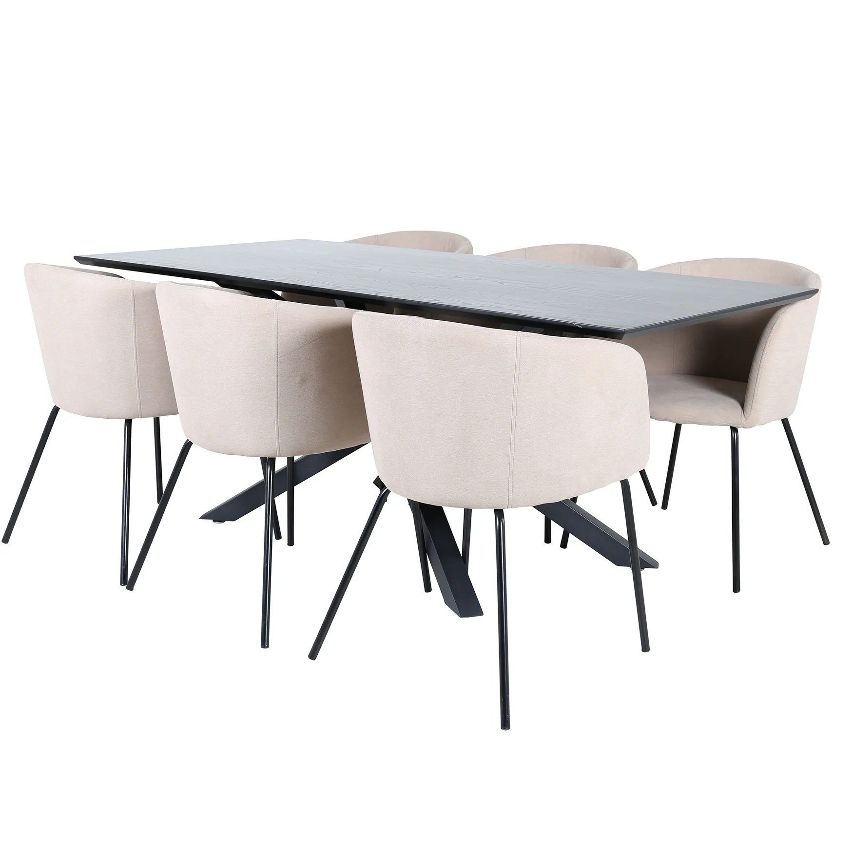 Svart/Beige/Svart