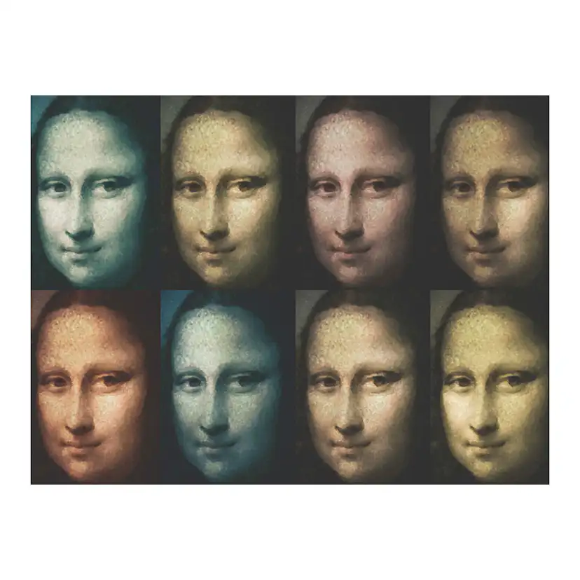 Mona Lisa (pop art) 250x193 Storlek: 250x193 cm