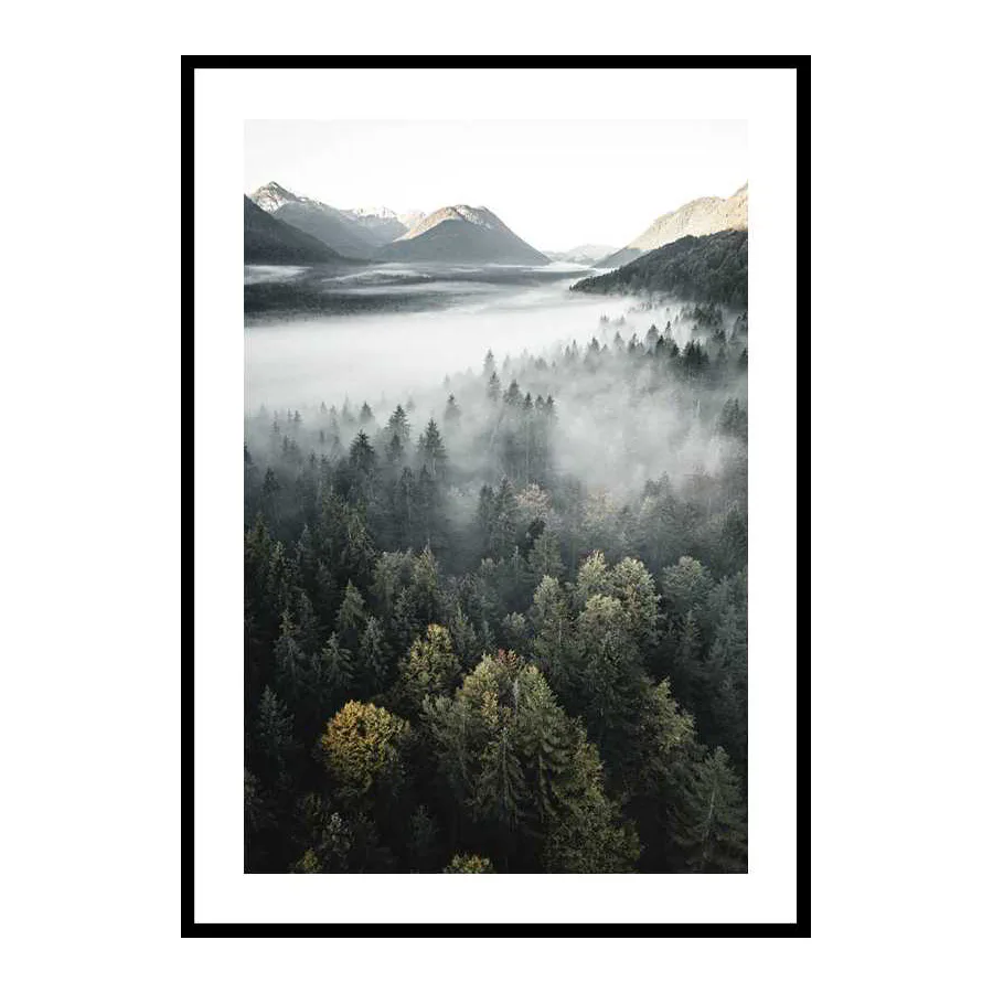 Poster Gallerix Misty Mountains