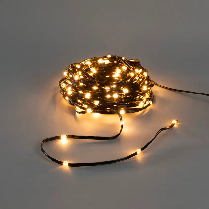 Ljusslinga Gnosjö Konstamide ShineLine 40 meter med 400st LED-lampor Amber Utomhus