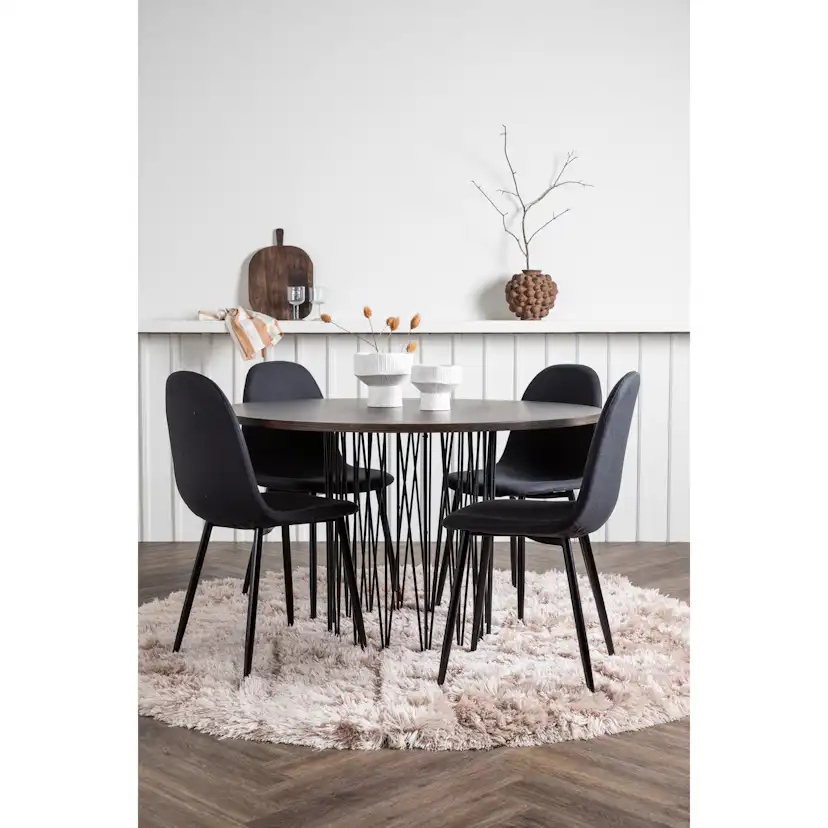 Matgrupp furniture/fashion Stone med 4 Polar Stolar