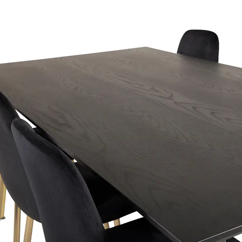 Matgrupp Venture Home Disa med 6 Pobbie Stolar Sammet