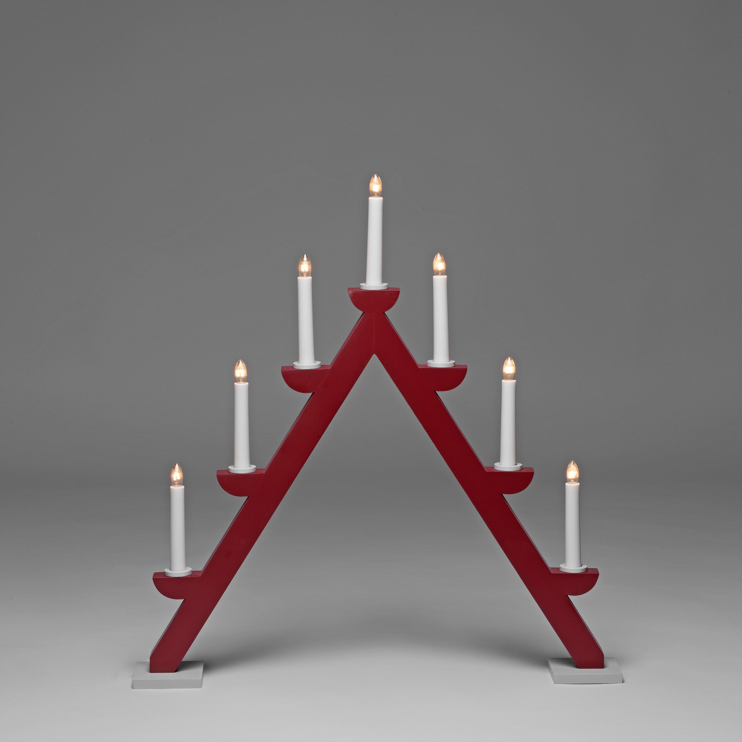 Adventsljusstake Gnosjö Konstsmide Trä 7L