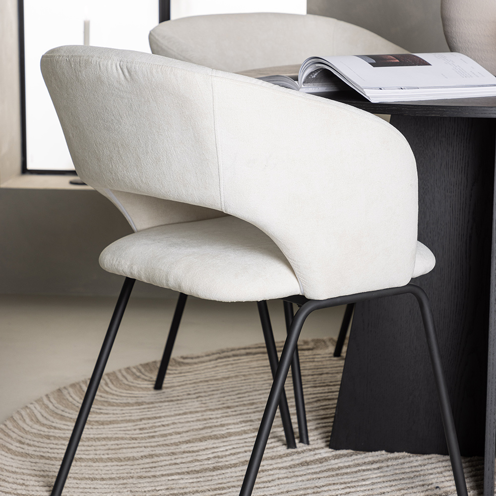 Matgrupp Venture Home Bootcut Ø110 cm med 4 st Day stolar