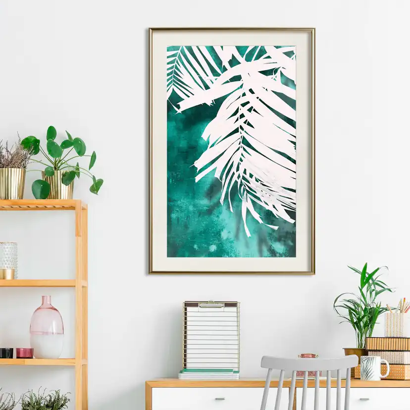 Poster Artgeist Affisch Emerald Shadow