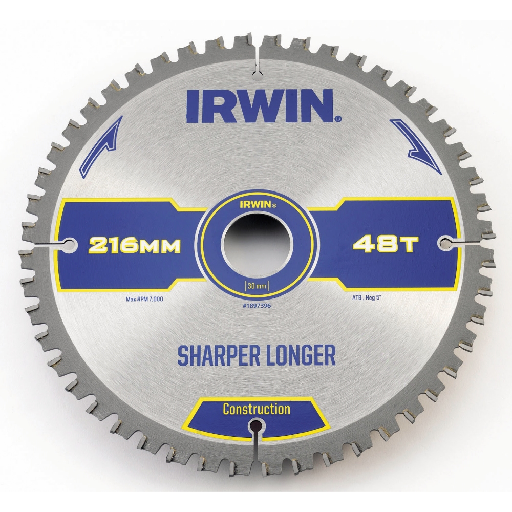 Sågklinga Irwin 216x30mm 48t 2,0mm