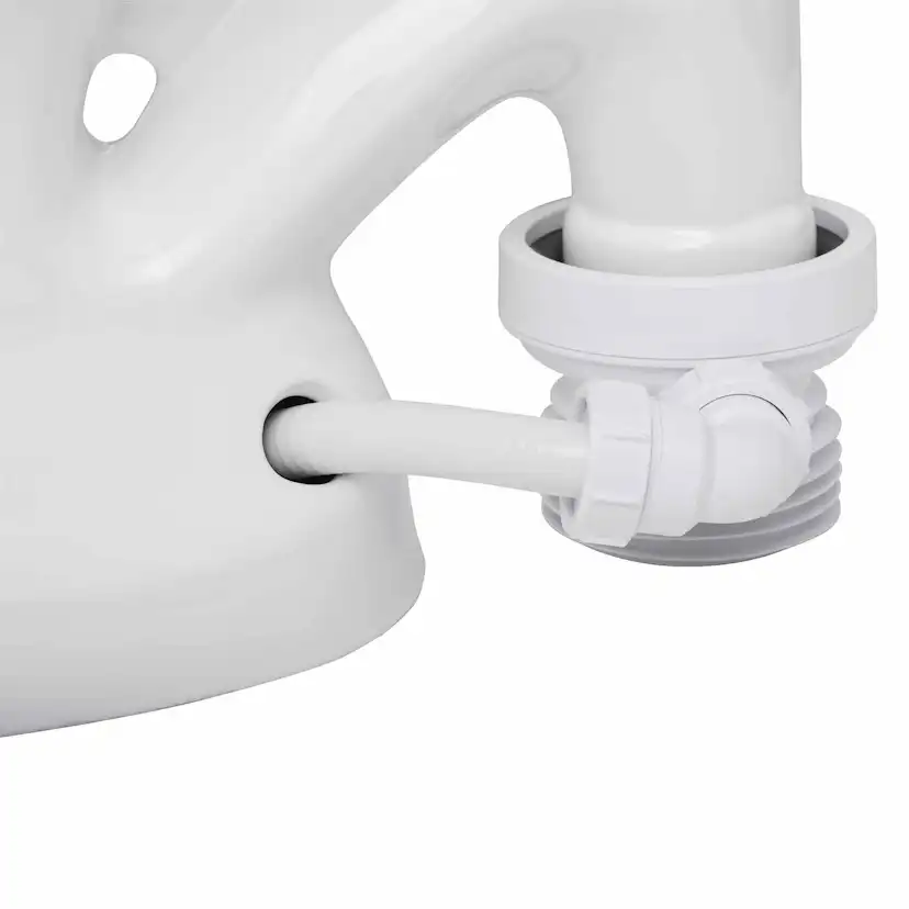 Snålspolande Toalettstol Wostman EcoFlush 1 L med WC-stos