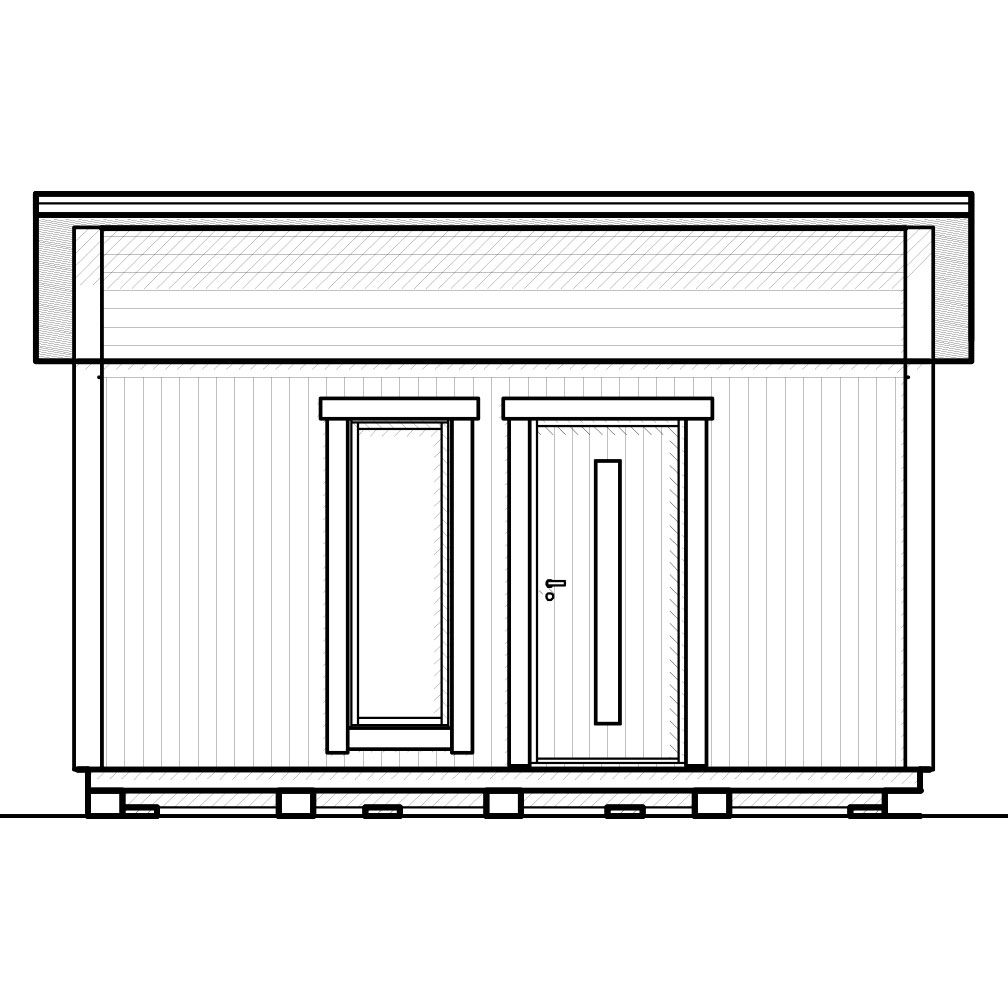 Attefallshus Vibostugan Njuta Funkis 20-3