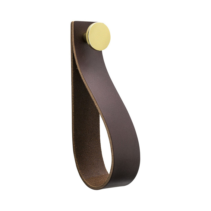 Handtag Beslag Design Loop Strap Brun